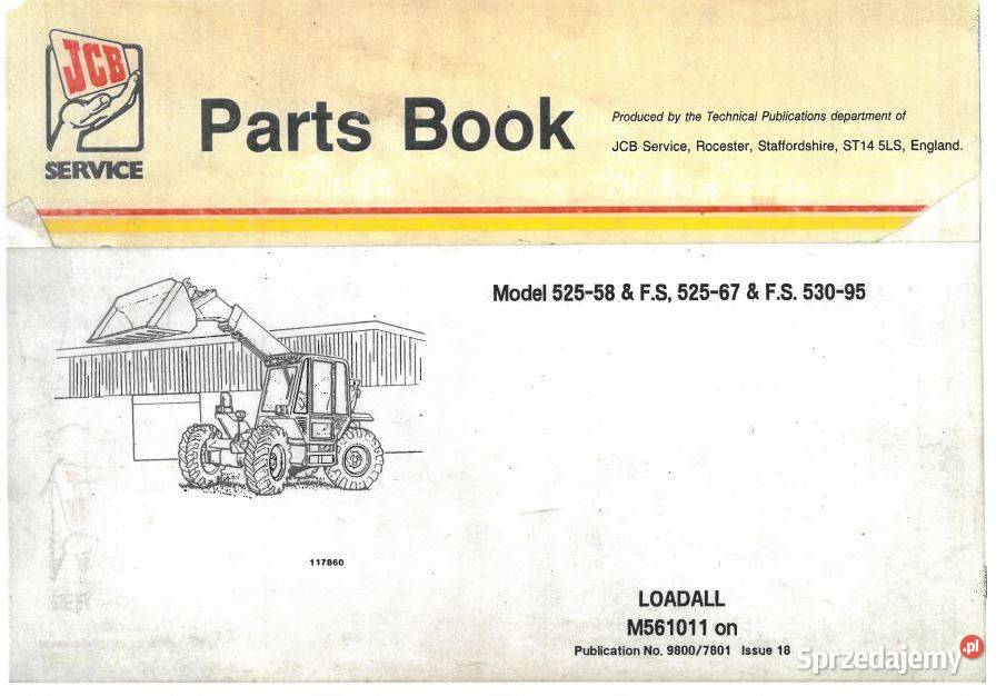 JCB 52558 52558FS 52567 52567FS 53095 katalog Kielce