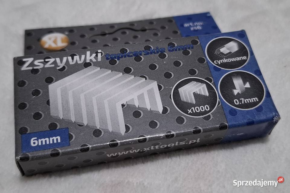 Zszywki tapicerskie 6mm uniwersalne 1000 śląskie Czeladź sprzedam