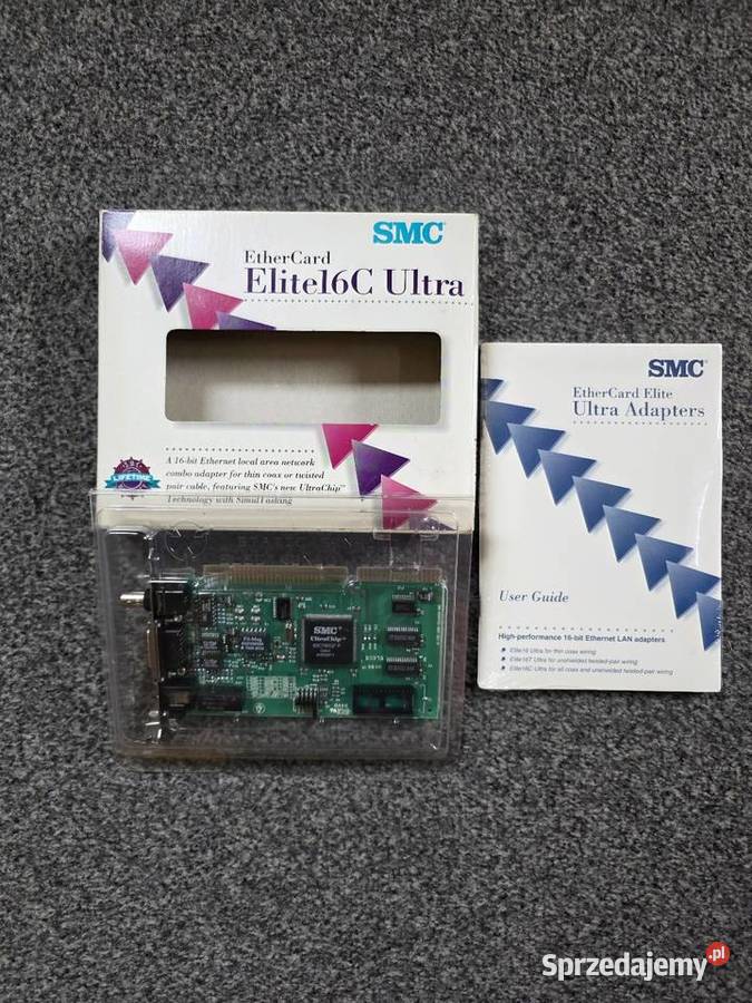 SMC EtherCard Elite16C Ultra BOX NOWA NOS ISA Sokółka