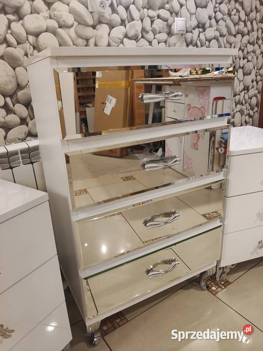 Zestaw komoda Glamour 2 szafki nocne MDF sprzedam