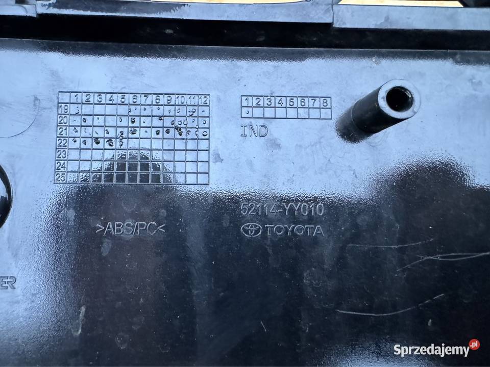 Kratka zderzaka przód środkowa Toyota corolla wielkopolskie Sieraków