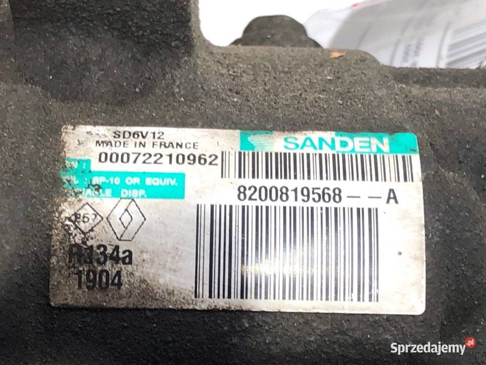 SPRĘŻARKA KLIMATYZACJI RENAULT TWINGO II Motoryzacja