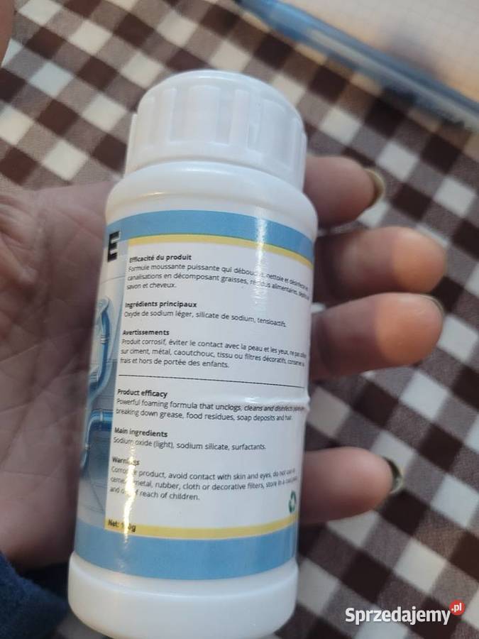 Dezynfekcja i czyszczenie rur Środki czyszczące Witkowo sprzedam