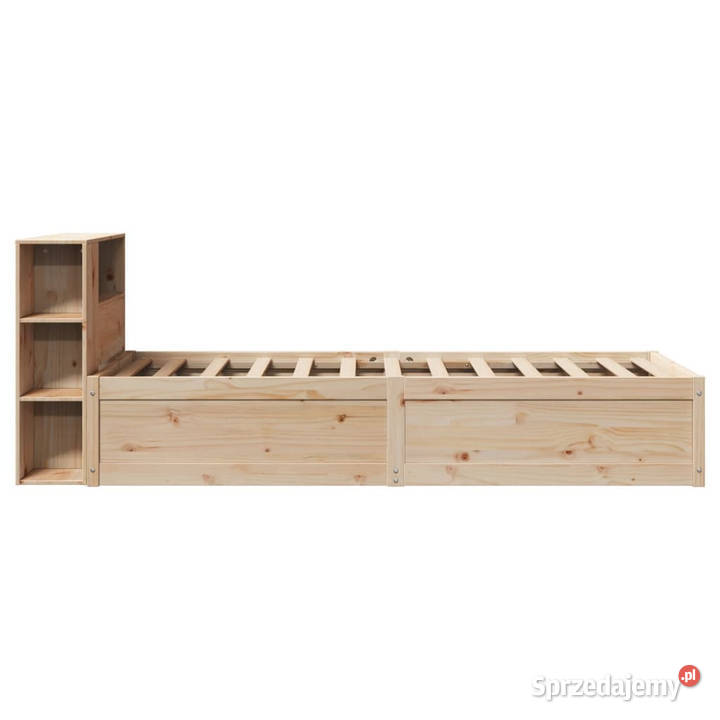 Rama łóżka bez materaca lite drewno sosnowe 82cm Warszawa sprzedam