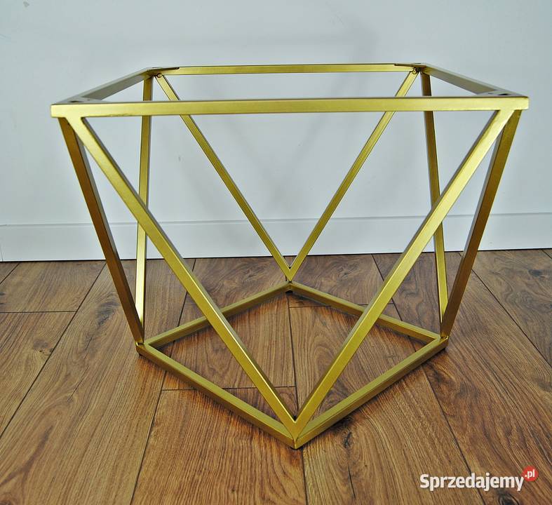 ZŁOTE nogi metalowepodstawa do stolika 50cm Lublin
