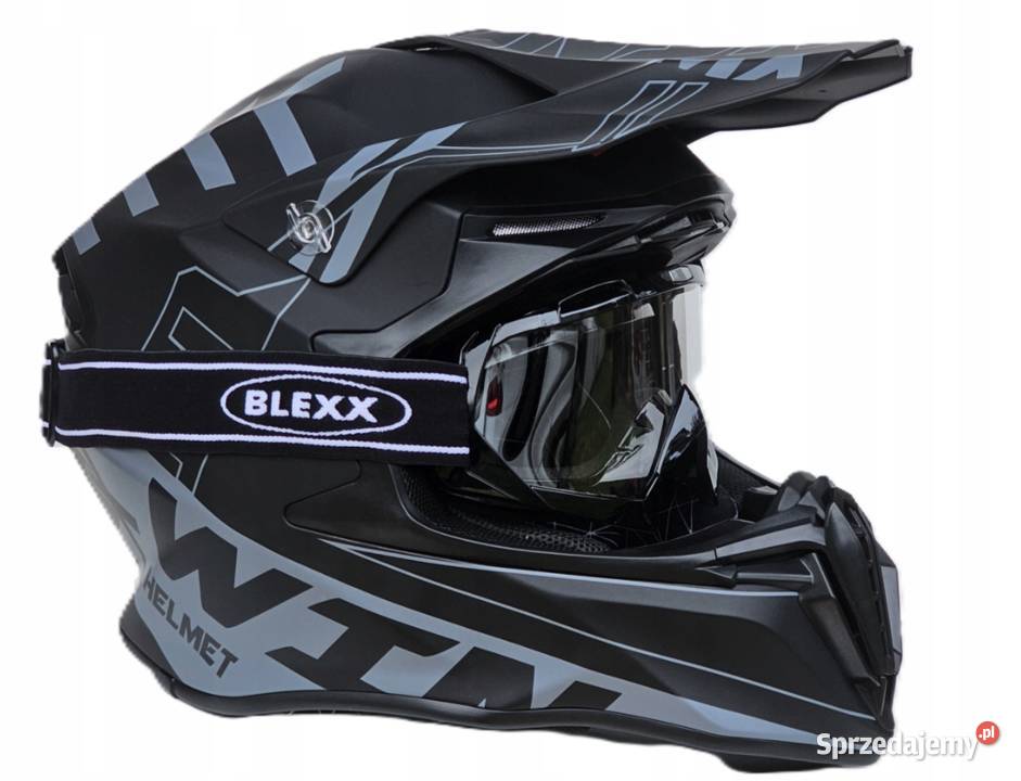 Kask Blexx Cross ATV Enduro Nowy homologacja Godów