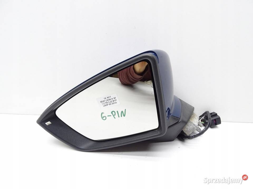 LUSTERKO LEWE LEWY PRZÓD SEAT LEON III LW5P 5D 6 osobowe
