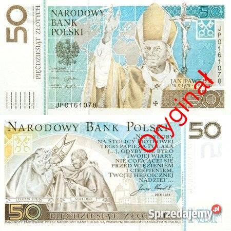 BEATYFIKACJA Papież Jan Paweł II Złoty Olbrzymi Numizmatyka Sosnowiec