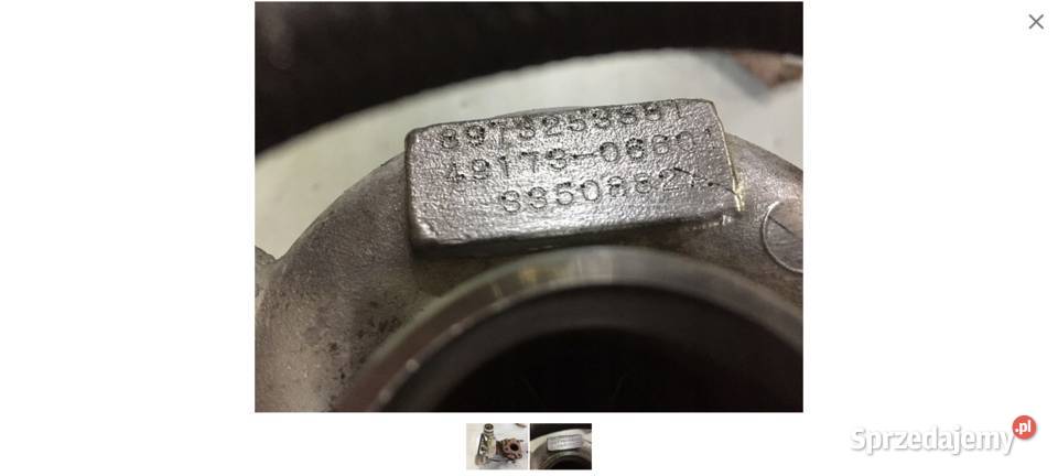 Turbosprężarka 4917306601 opel 17dti Y17DT Jelcz-Laskowice sprzedam