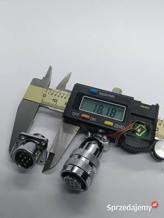 Złącze 7 pin wtyczka gniazdo komplet przemysłowe