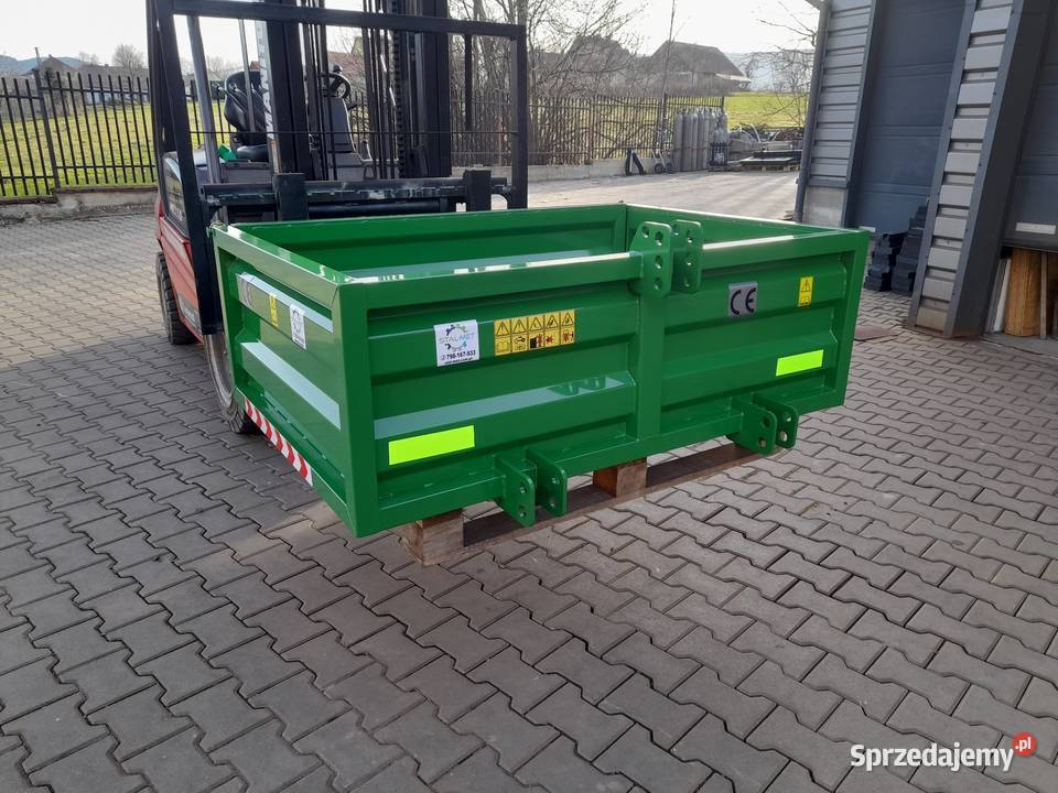 Skrzynia transportowa na tuz do ciągnika Rolnictwo pomorskie Lotyń
