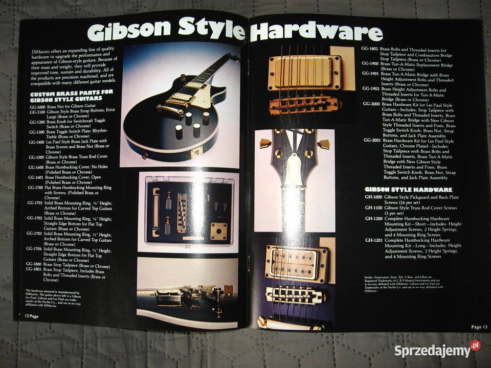 Di Marzio 19791980 Catalog katalog przetworników pomorskie Kępice