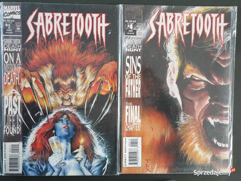 Sabretooth zestaw 6 komiksów Marvel USA pomorskie Gdynia sprzedam