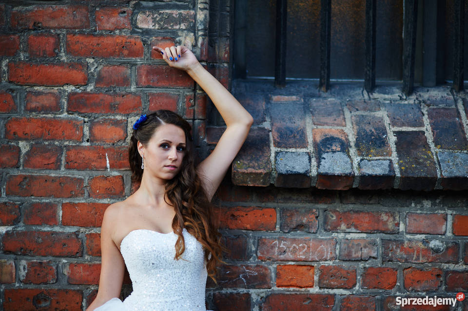 ZJAWISKOWA SUKNIA ŚLUBNA PRINCESSA 60cm pomorskie Gdańsk