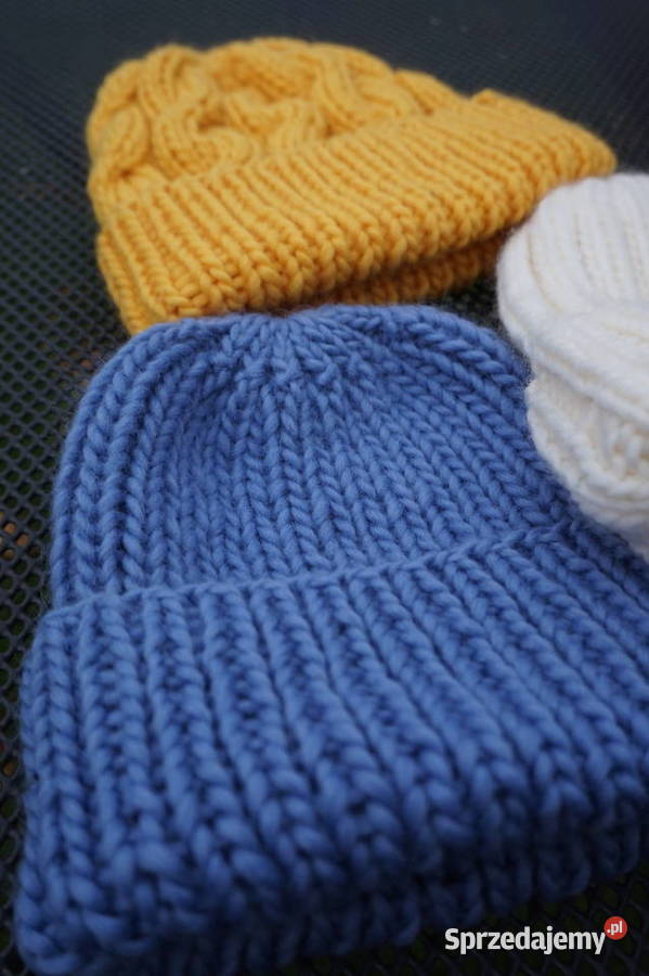 Czapki ze 100 wełny duzo kolorów