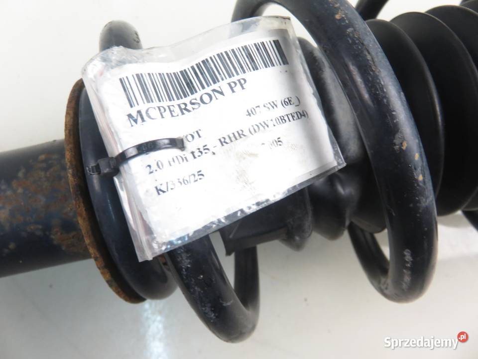 MCPERSON PRAWY PRZEDNI PEUGEOT 407 20 HDi osobowe