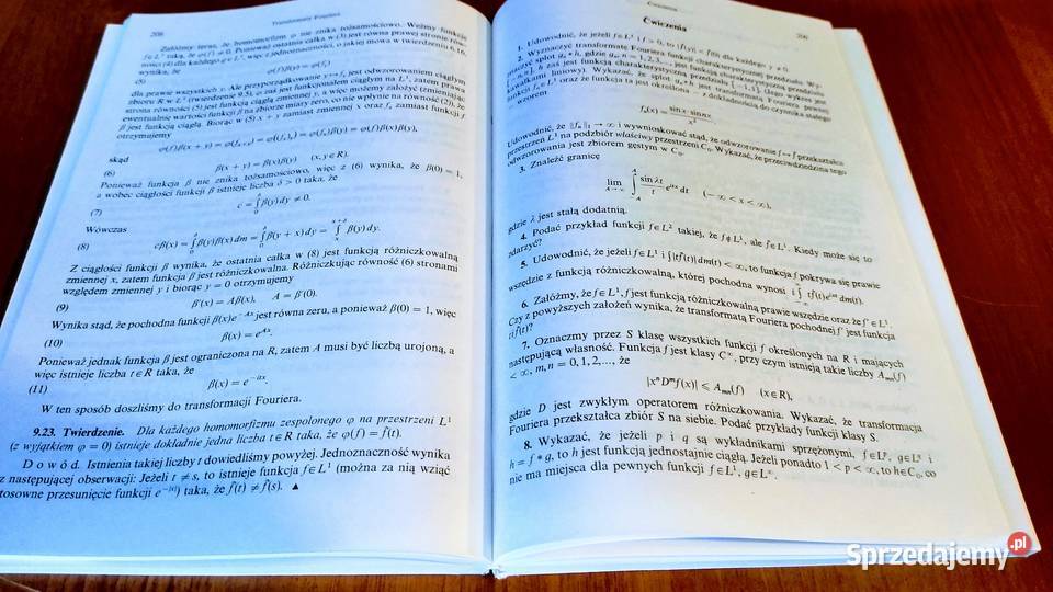 Analiza rzeczywista i zespolona Walter Rudin Gdańsk