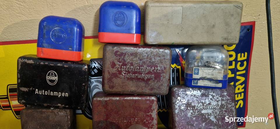 Puszki na żarówki bosch osram itp wyprzedaż łódzkie Łódź sprzedam