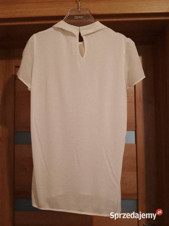 Jedwabna bluzka damska marki Hallhuber biały Moda i Styl śląskie Częstochowa