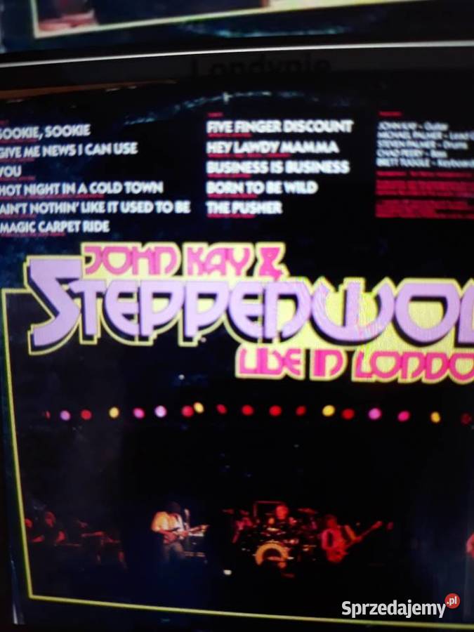 Niezapomniane koncerty STEPPENWOLF LIVE In sprzedam
