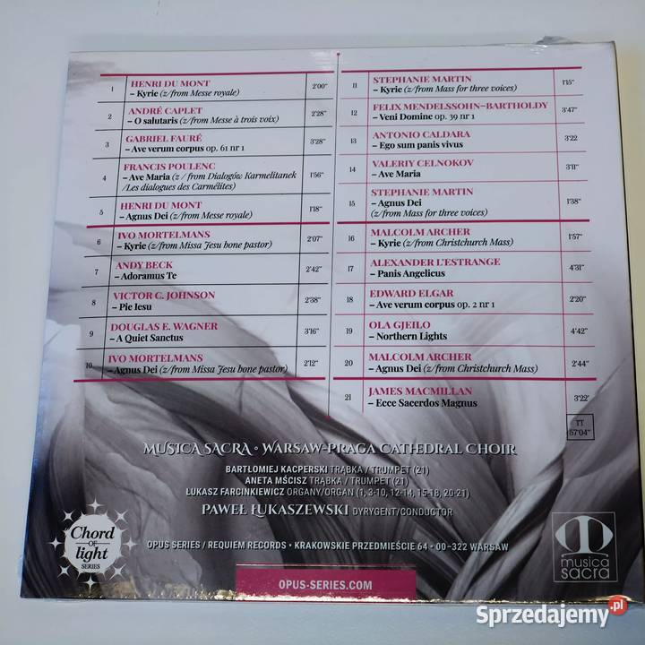 Benedictvs XVI in Honorem Chór Katedry klasyczna Warszawa sprzedam