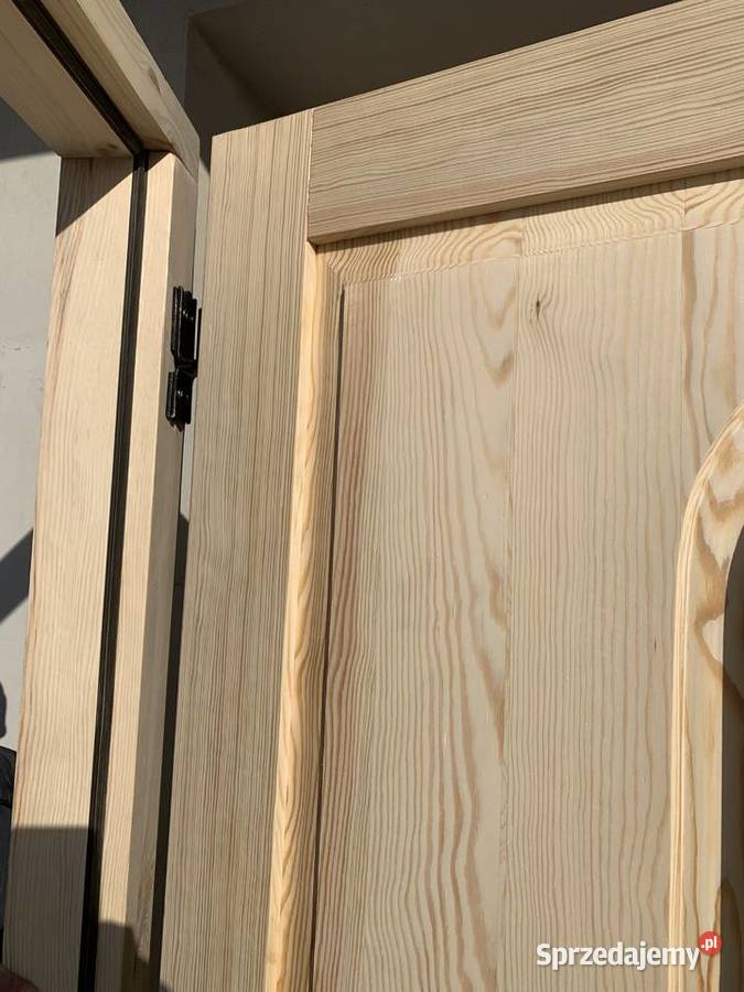 Drzwi DREWNIANE ręki garażowe OCIEPLANE BRAMA Drzwi i okna