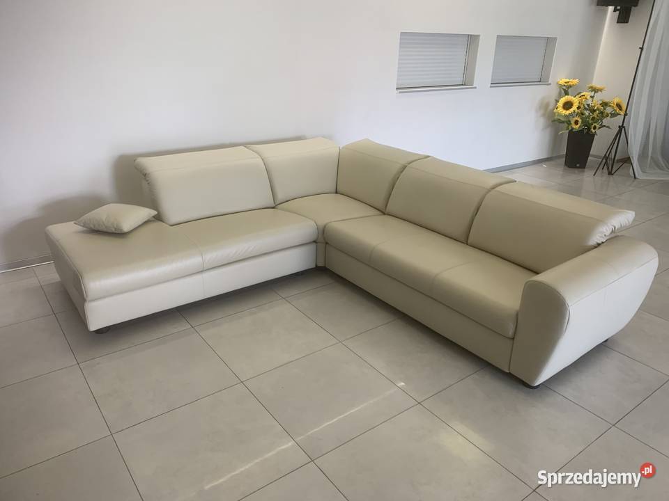 NIEMIECKI NAROŻNIK 270x245 SKÓRA NATURALN NOWY Kalety sprzedam