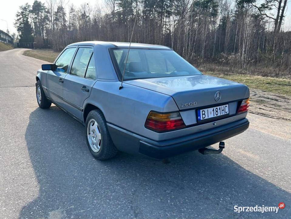 MercedesBenz W124 200D 1987 W124 Samochody osobowe Białystok