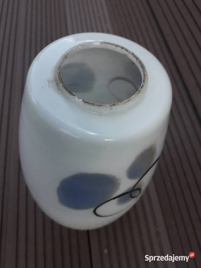 Klosz lata 60 hand made vintage lampa Dom i Ogród