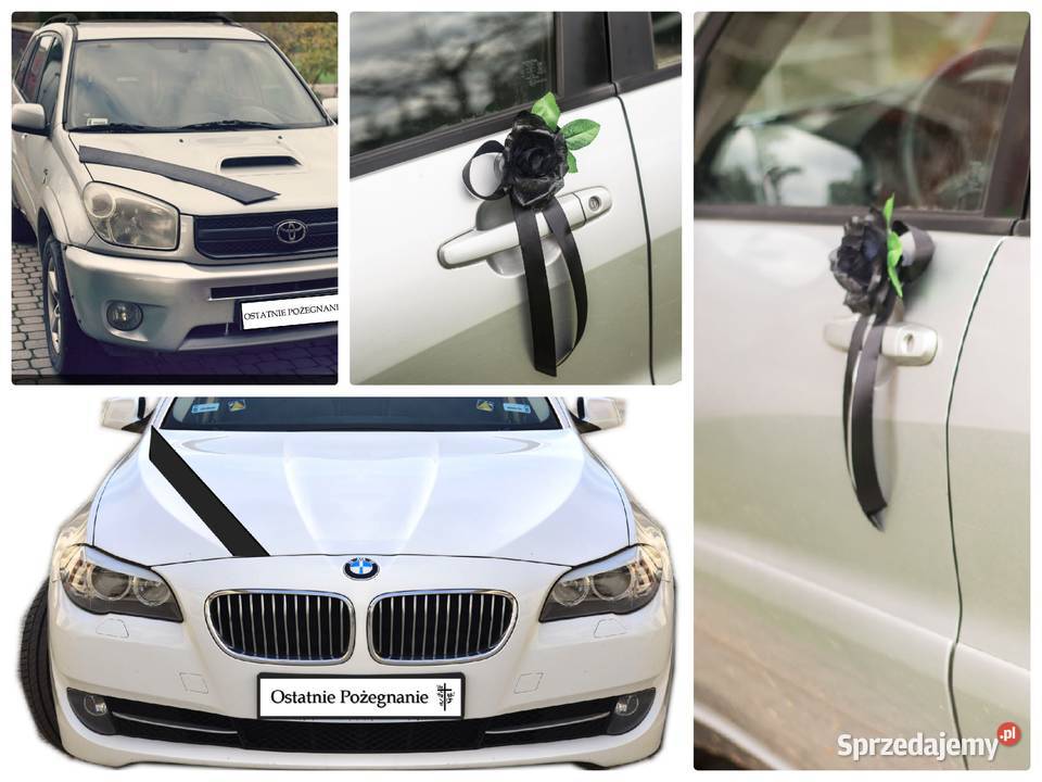 Stroik dekoracja na pogrzeb pogrzebowa kotylion Nowy Wiśnicz