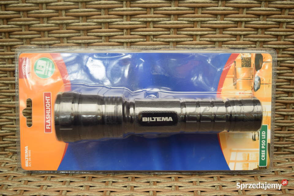 Latarka LED Baterie 9xAA Okazja Olsztyn Wysyłka