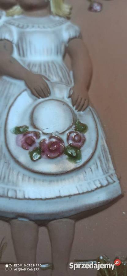 Kafel ceramiczny z Parą Sygnowany Jie Gantofta Porcelana i szkło