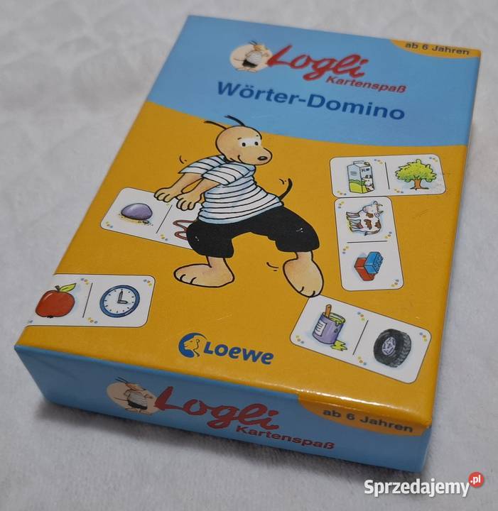 Domino obrazkowe Loewe j niemiecki Zabawka Edukacyjne śląskie Czeladź