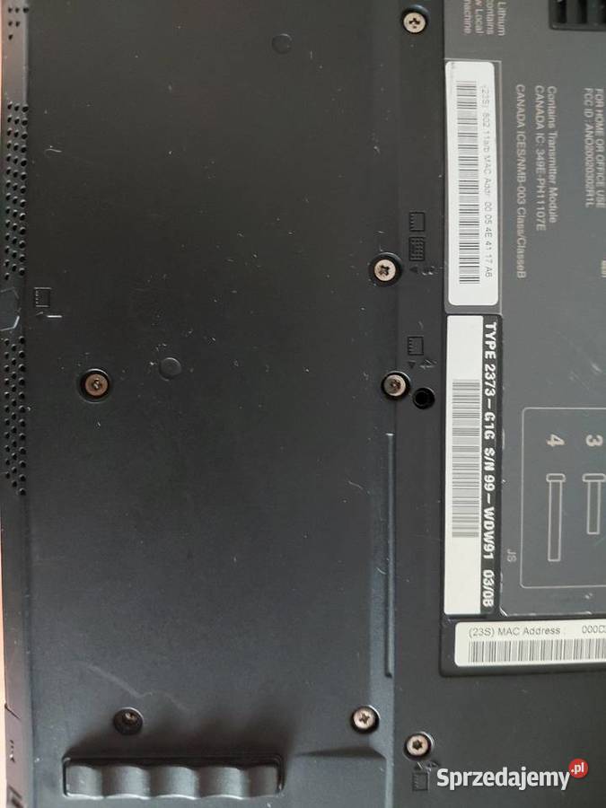 Okazja Laptop IBM THINKPAD T40p Grodzisk sprzedam