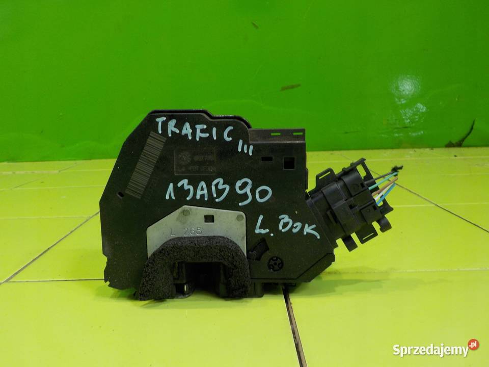 TRAFIC III 16 DCI 16r zamek drzwi bocznych lewy Suków