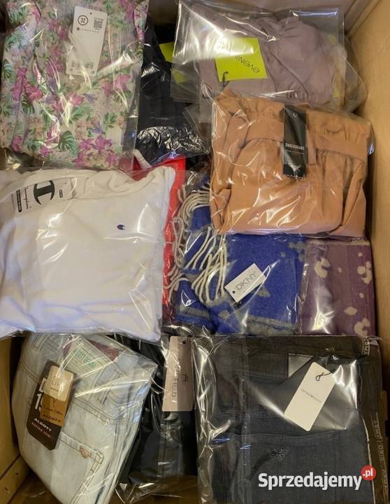ODZIEŻ DAMSKA UŻYWANA NOWA MIX CREAM AB 10 SORT kolorowy Rzeszów