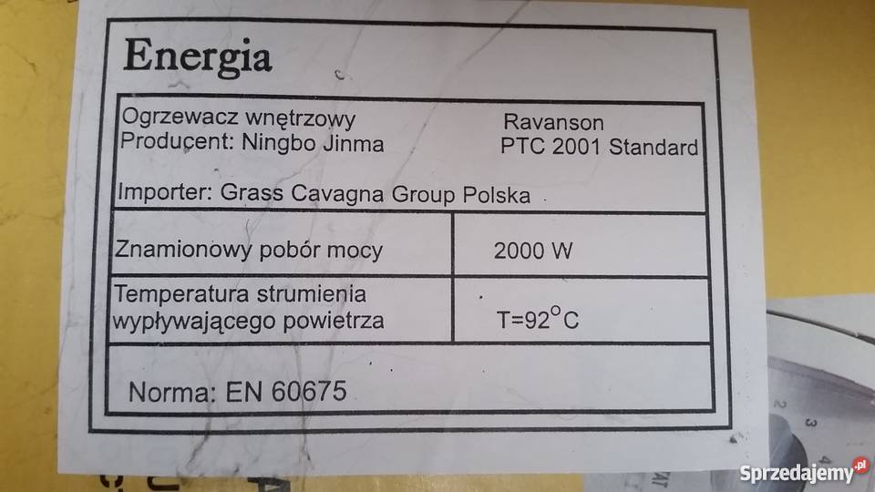 Ogrzewacz ravanson klimatyzator świętokrzyskie