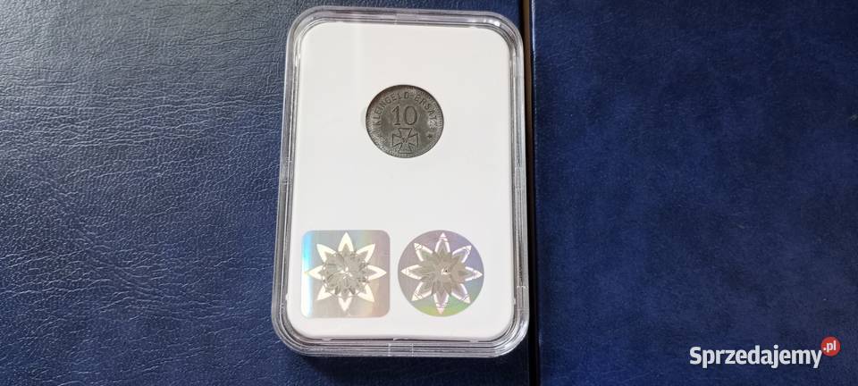 Stare monety 10 fenig 1918 cynk Niemcy grading podkarpackie sprzedam