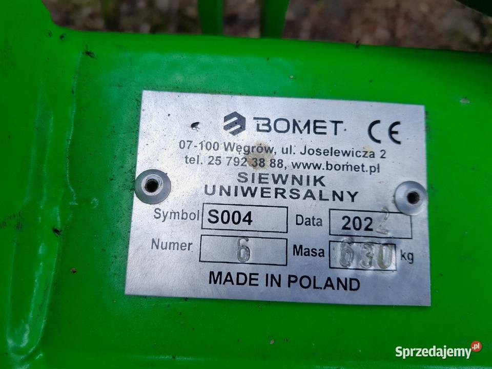 Siewnik do kukurydzy bomet sarpens nieuszkodzony Siewniki i sadzarki Świnice Warckie