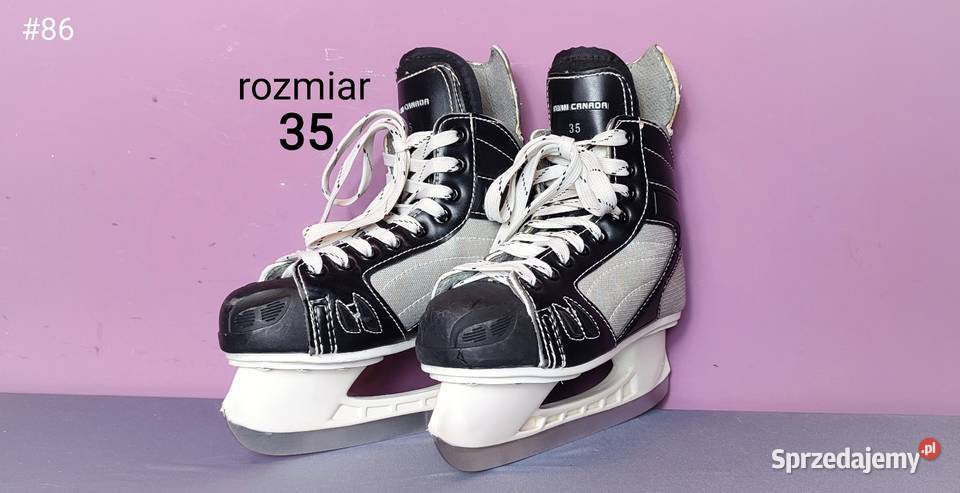 Łyżwy hokejowe Team Canada dzieci rozmiar 35 235 Sport i Wypoczynek Jasień