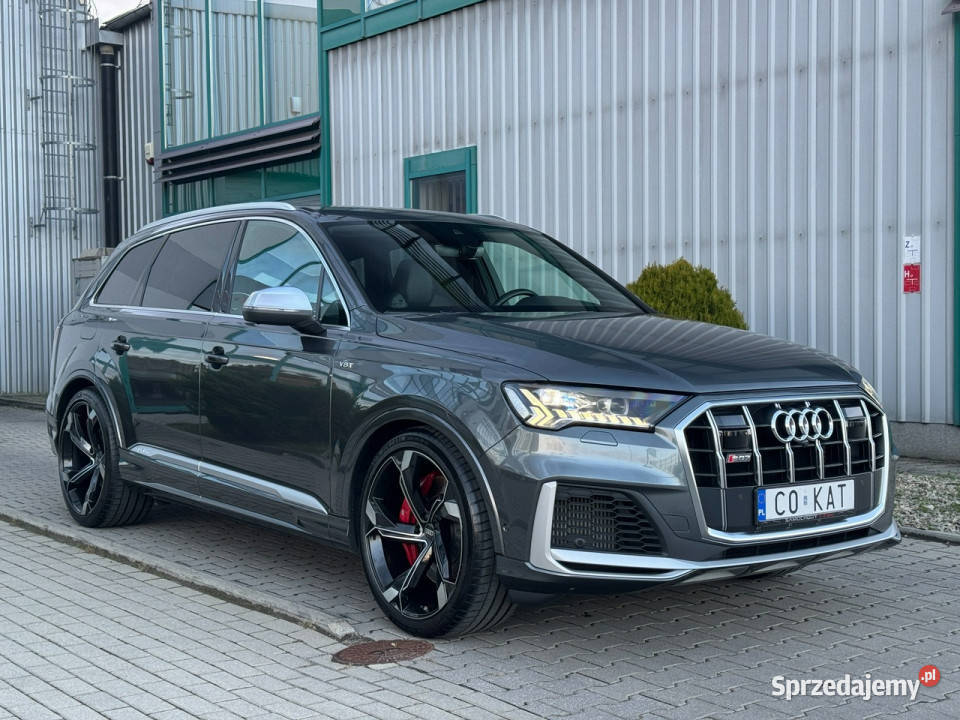 Audi SQ7 40 V8 507 Krajowe Noktowizor masaże grafitowy Węgrzce