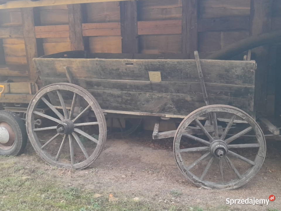 Polski wóz z dachem 1947r lubuskie Goszczanowiec sprzedam