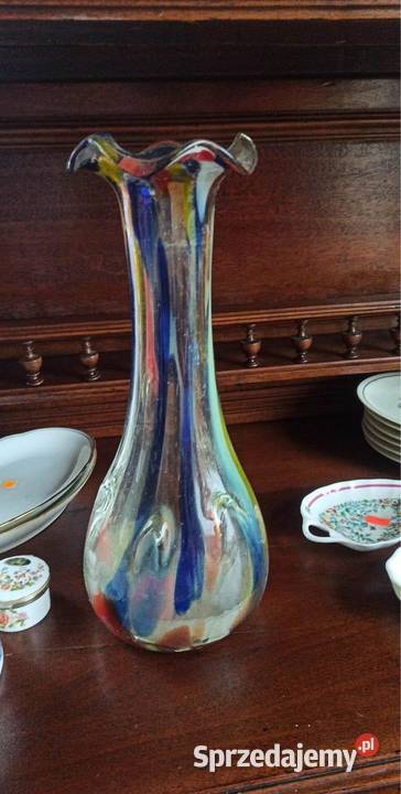 Wazon szklany Prl Gdańsk sprzedam