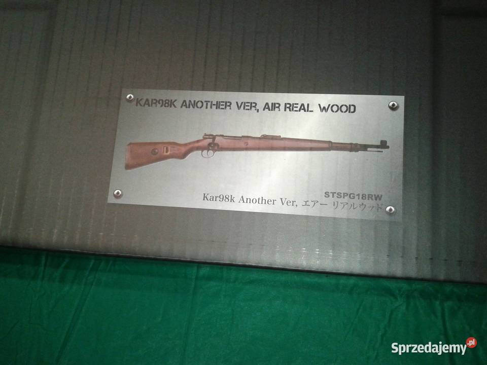 Replika Mauser Kar98k drewno metal sprężynowy Gniezno