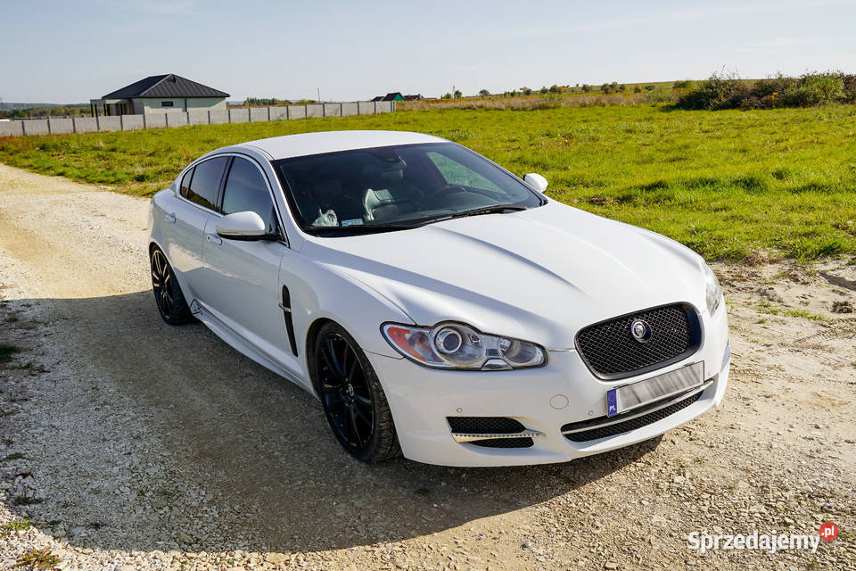 Jaguar XF 30 D tuning pełne wyposażenie biały Kielce