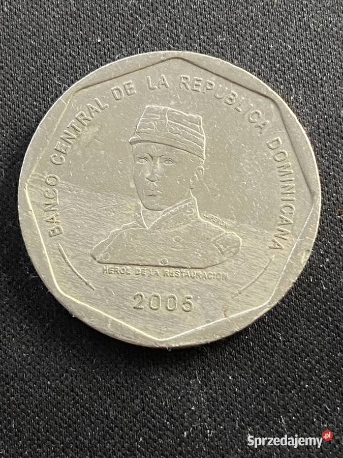 Moneta Dominikana 25 pesos 2005r Marki sprzedam