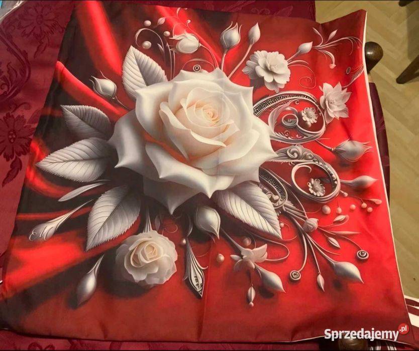 Poszewka na poduszkę na prezent róża kujawsko-pomorskie Wąbrzeźno