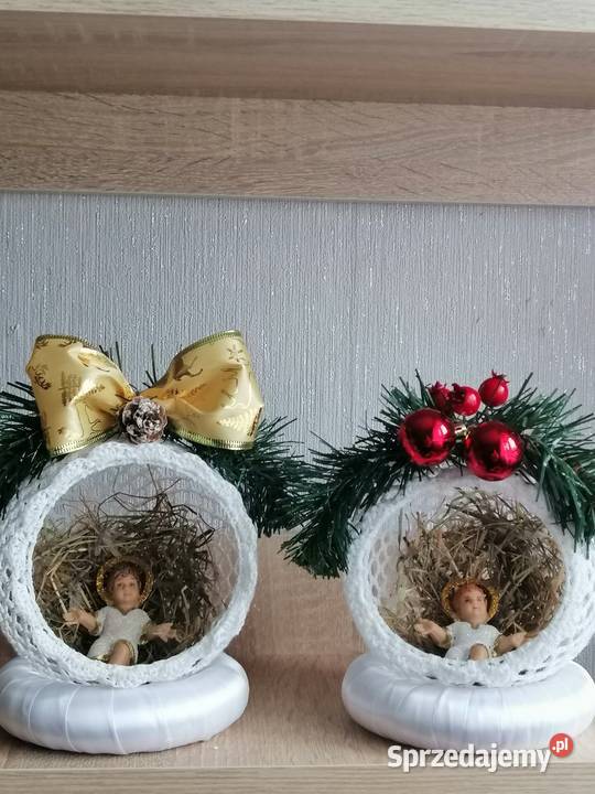 Stroik świąteczny szydelkowy Ozdoby świąteczne Katowice