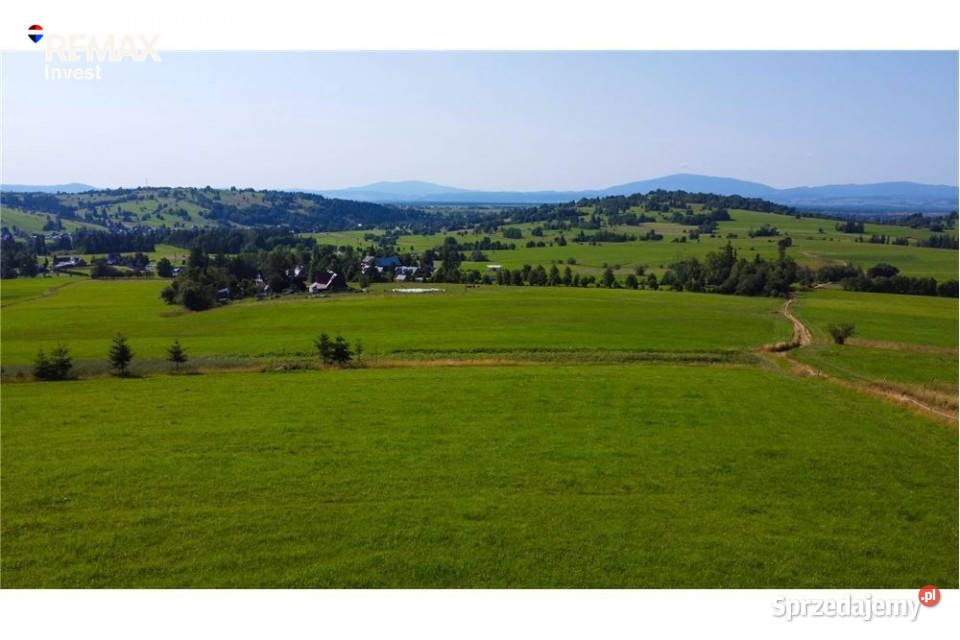 Spokojna działka z pięknym widokiem na Tatry polna Dzianisz