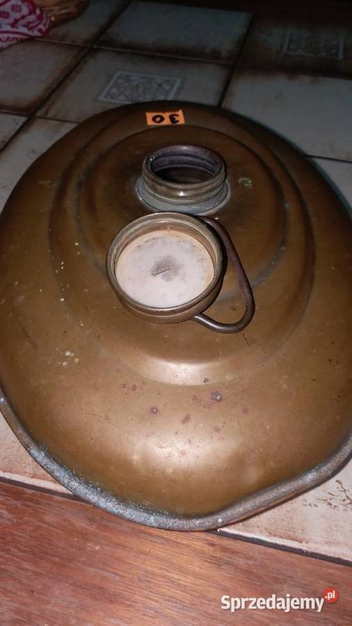 Miedziany metalowy termoforVintage LoftArt Deco lubuskie Gorzów Wielkopolski